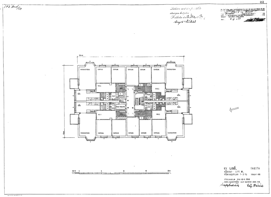 Lisö, plan