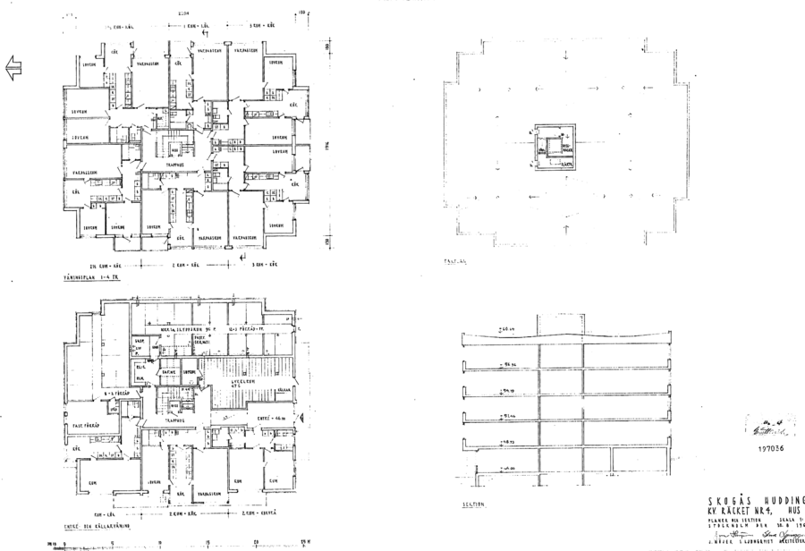 Räcket 3, plan