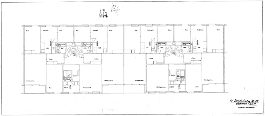 Stamtavlan lamell, plan