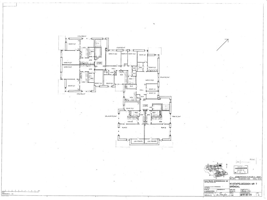 Stämpelbädden, plan